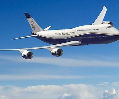 Der erste Boeing Business Jet BBJ 747-8 hat das Werk in Wichita verlassen.