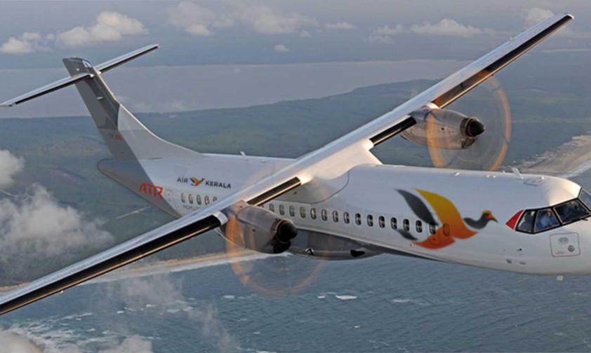 Eine ATR 72 in den Farben von Air Kerala: Die neue Airline soll ein Billigflieger werden.