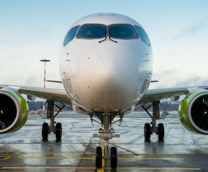 Airbus A220-300 von Air Baltic: Fliegt bald auch für Air Dolomiti.