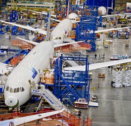 Dreamliner in der Produktion: 10 pro Monat bis Ende 2013