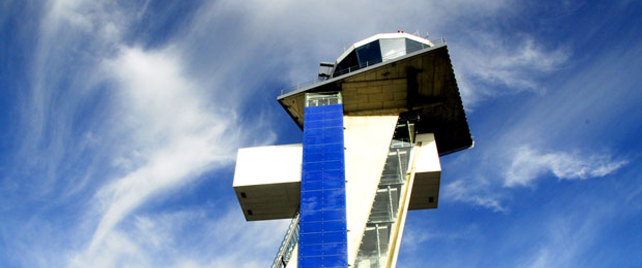 Flughafentower in Nürnberg.