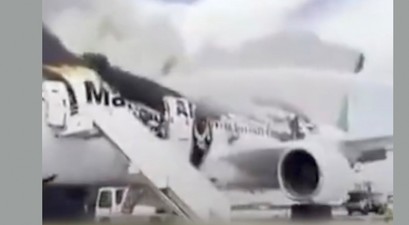 Zerstörter Flieger von Mahan Air: Insgesamt wurden im Krieg gemäß der Regierung in Teheran 100 zivile Flugzeuge getroffen.