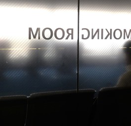 Raucherraum an einem Airport: In Atlanta sucht man nun vergeblich danach.