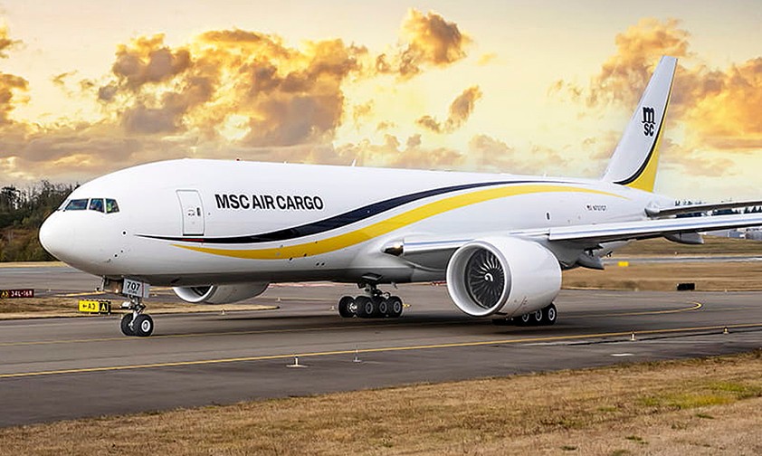 Die erste Boeing 777 von MSC Air Cargo trägt das Kennzeichen N707GT und wird von Atlas Air betrieben.
