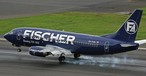 Boeing 737 der alten Fischer Air: In diesem Jahr sollte die Airline erneut abheben.