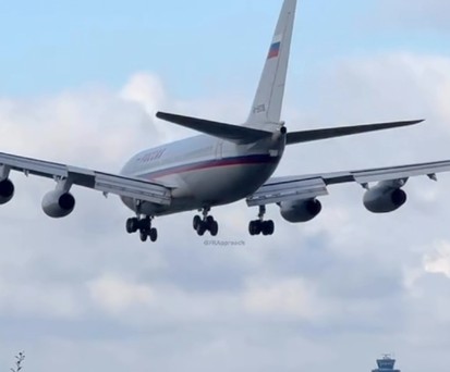 Ilyushin Il-96: Das Flugzeug ist am 16. September in Köln gelandet.