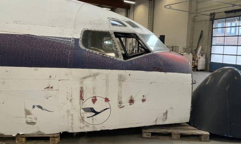 Das Cockpit der Hamburg Boeing 707: Nachdem es zuerst keinen Abnehmer fand, ...