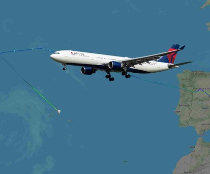 Airbus A330-300 von Delta Ai Lines: Das Flugzeug musste in Terceira landen.