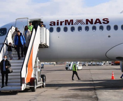 Airbus A220 von Air Manas: Seit Ende Mai nicht mehr in der Luft.