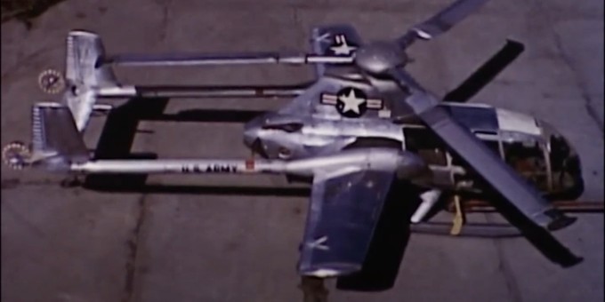 Der Prototyp einer <span style="font-weight: 400;">McDonnell XV-1-</span>