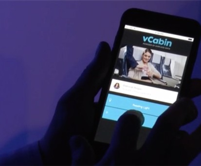 V-Cabin soll es Passagieren ermöglichen, fast alles über ihr eigenes Smartphone zu steuern.