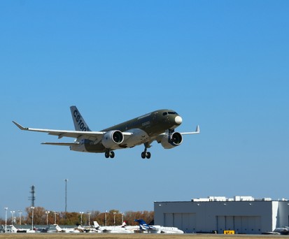 Testmaschine der C-Series: Gulf Air will den Flieger nicht mehr.