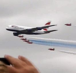 A380 von British Airways: Außergewöhnlicher Flug
