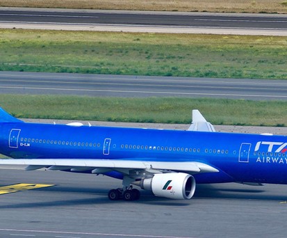 Ein Airbus A330 von ITA Airways: Die Fluggesellschaft könnte ihren letzten Flug ab Malpensa streichen.