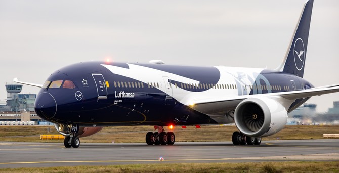 Lufthansa Boeing 787-9 100 Jahre Sonderlackierung