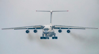 Ilyushin Il-76 im Flug: Das Flugzeug ist das Rückgrat der russischen Frachtfluggesellschaften.