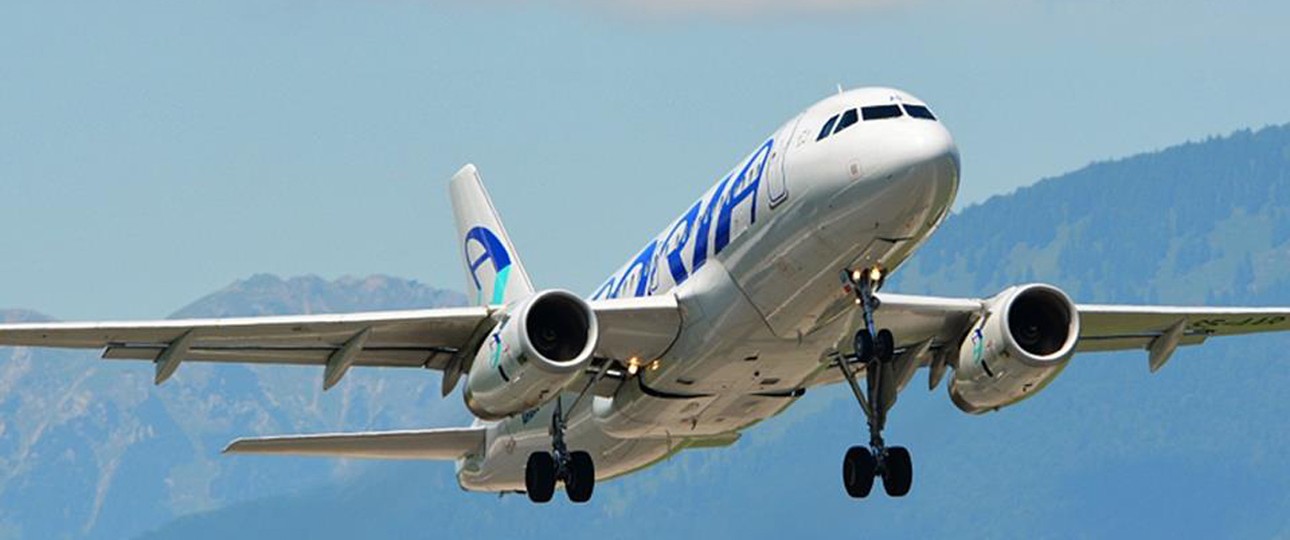 Airbus A319 von Adria Airways: Es ist aus.