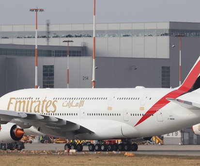 Der zweitletzte Emirates-A380: Nur noch einer verbleibt zur Auslieferung.