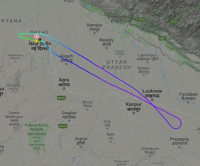 Rundflug: Die Piloten mussten wegen der fehlenden Papiere umkehren.