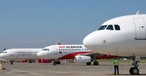 Flugzeuge am Tirana International Airport: Ausbau geplant.