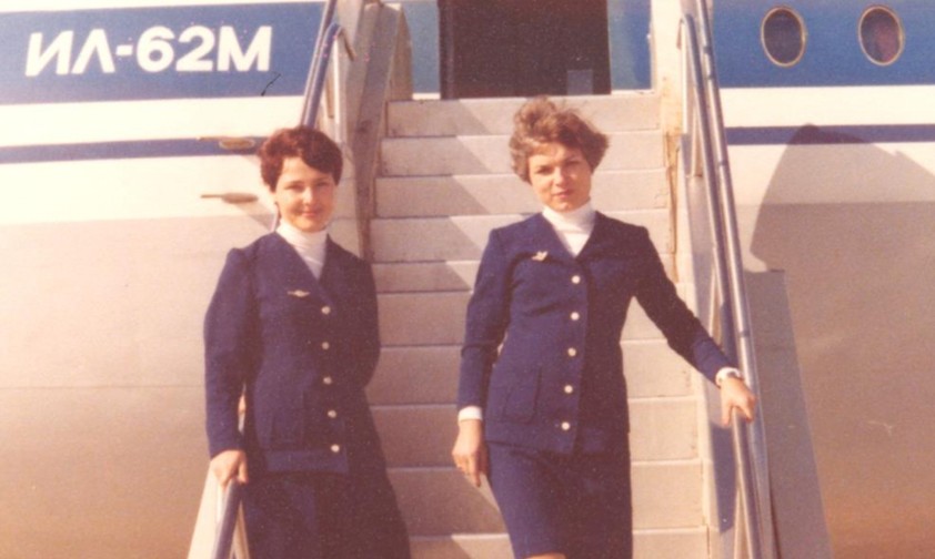 Aeroflot-Flugbegleiterinnen: Die Airline war einmal die größte der Welt.
