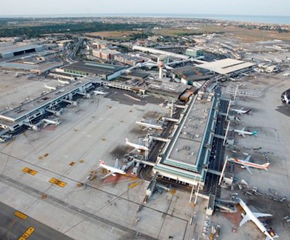 Rang 10: Rom Fiumicino.  Durchschnittliche Verspätung: 11,1 Minuten. 47,1 Prozent der Abflüge waren unpünktlich.