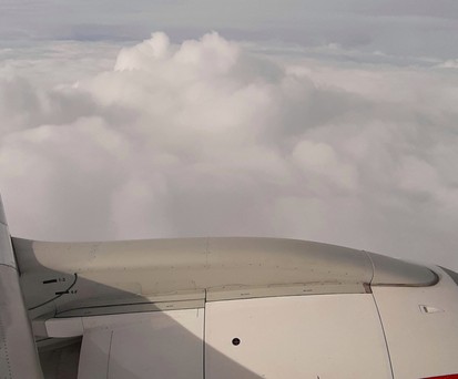 Blick aus Austrian-Airlines-Jet: Könnte künftig auch in Linate landen.
