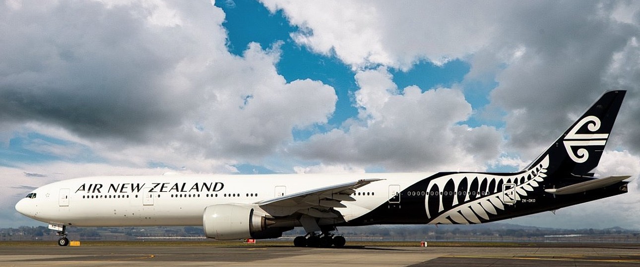 Boeing 777-200 von Air New Zealand: Die Airline fliegt erst später nach New York.