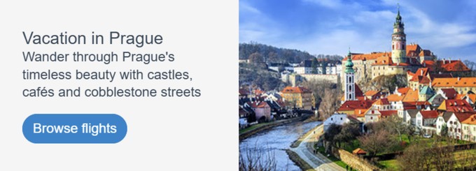 American-Airlines-Werbung: Das ist nicht Prag.
