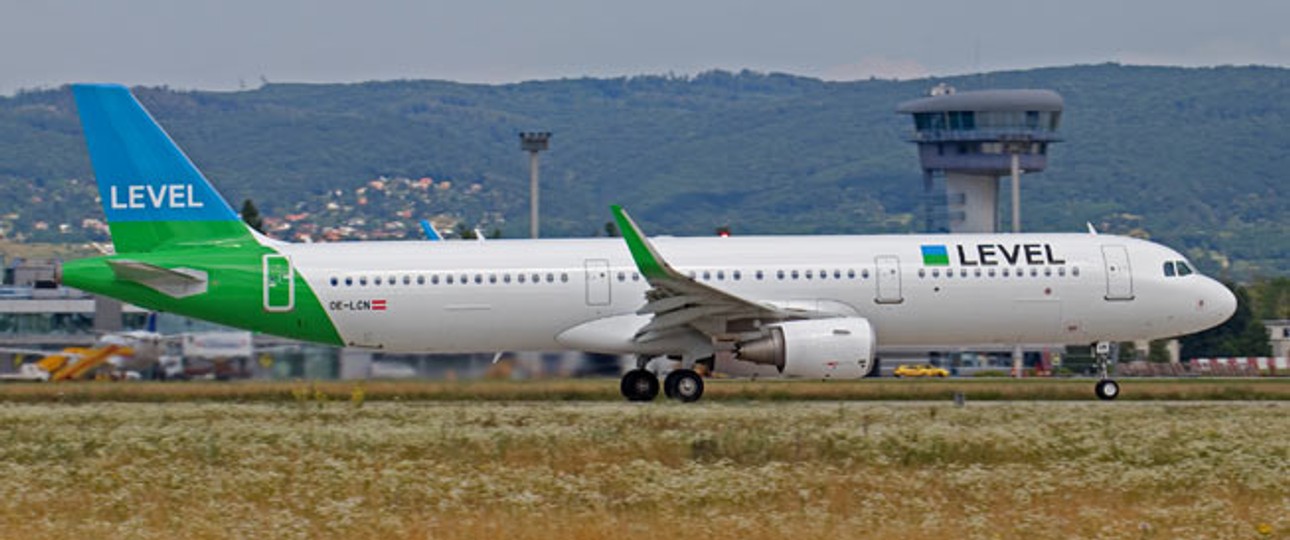 Der erste Airbus A321 von Level: Start ab Mitte Juli in Wien.