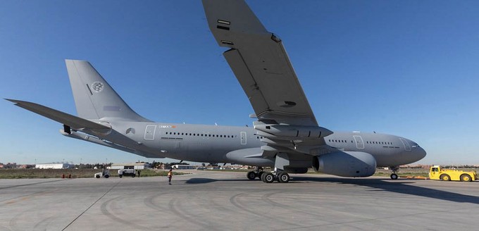Bislang werden sogenannte Medevacs bei Streitkräften eingesetzt. Hier zu sehen, ein Airbus A330 MRTT der Nato mit niederländischer Militärkennung.