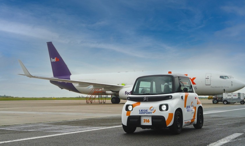 Frachter von Fedex in Lüttich: Künftig gibts am belgischen Flughafen keine regulären Passagierflüge mehr.
