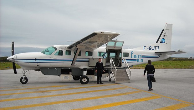 15 Minuten: Genauso lange braucht Finist'Air mit ihrer Cessna Caravan für die Strecke von Brest im Nordwesten Frankreichs zur Atlantikinsel Ouessant.