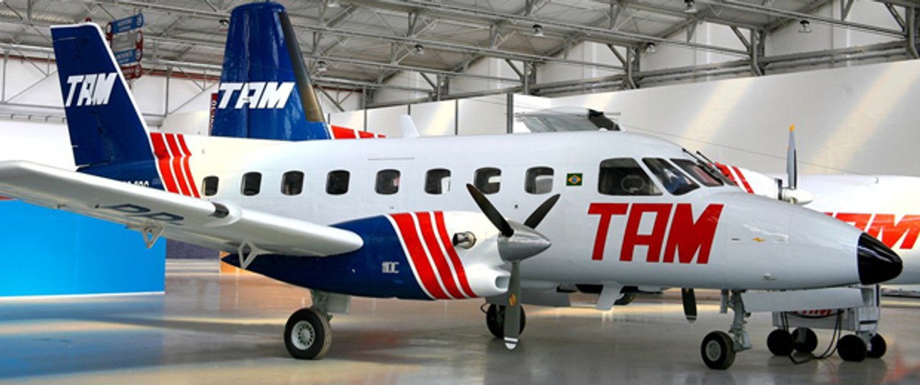 Embraer 110 von TAM: Nur noch ein Museumsstück.