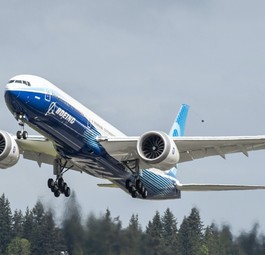 WH002: Die Boeing 777-9 mit dem Kennzeichen N779XX hob erstmals ab.