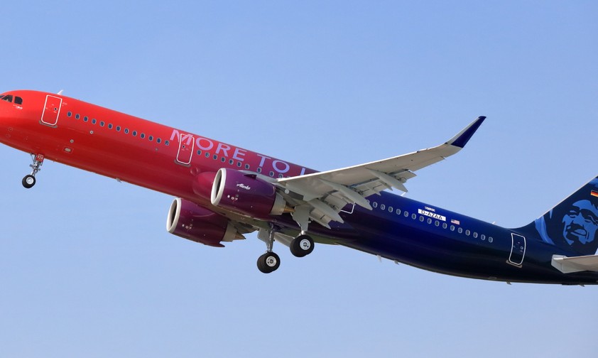 A321 Neo von Alaska Airlines in Sonderbemalung (hier bei Flugtests 2018): Aussortiert.