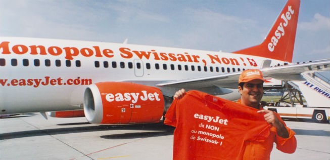 1998 eröffnete die Billigairline die erste Auslandbasis - in Genf.