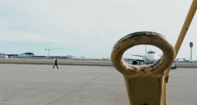 Pilot und ein Flugzeug von Republic Airways: Als deren Chef wollte Bedford die Regeln ändern.