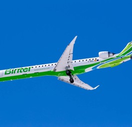 Geleaste Bombardier CRJ1000 von Binter: Bald hat die Fluglinie eigene Jets in der Flotte.