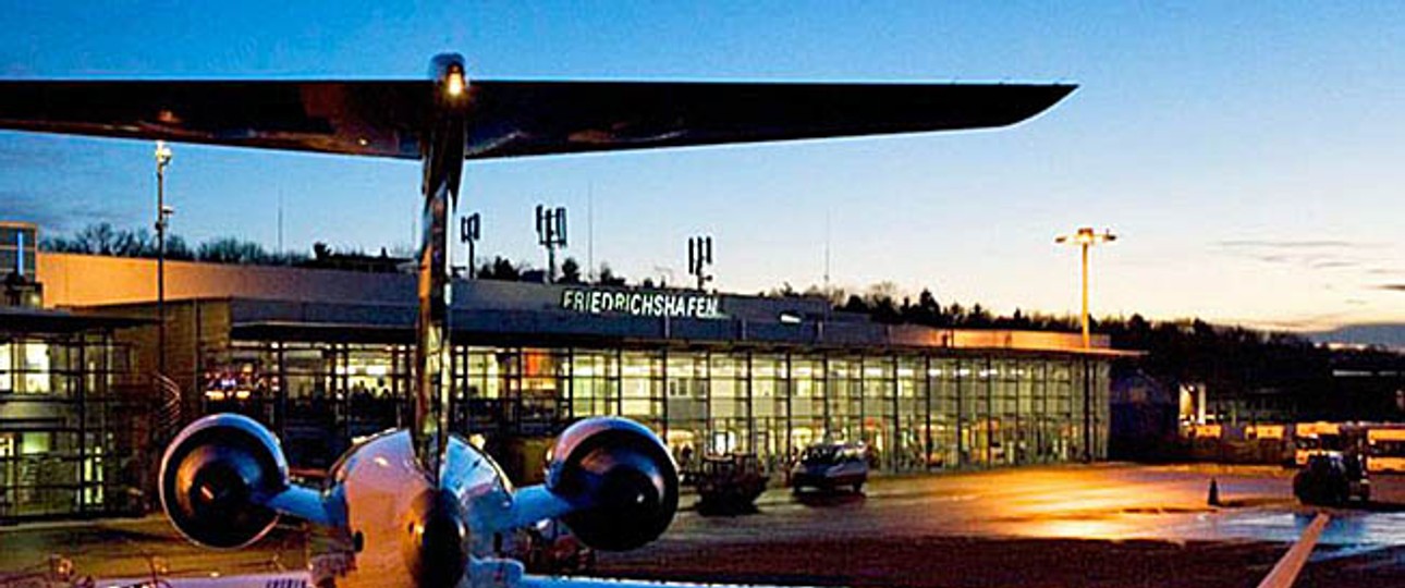 Flughafen Friedrichshafen: Er glaubt, dass es bald wieder besser wird.
