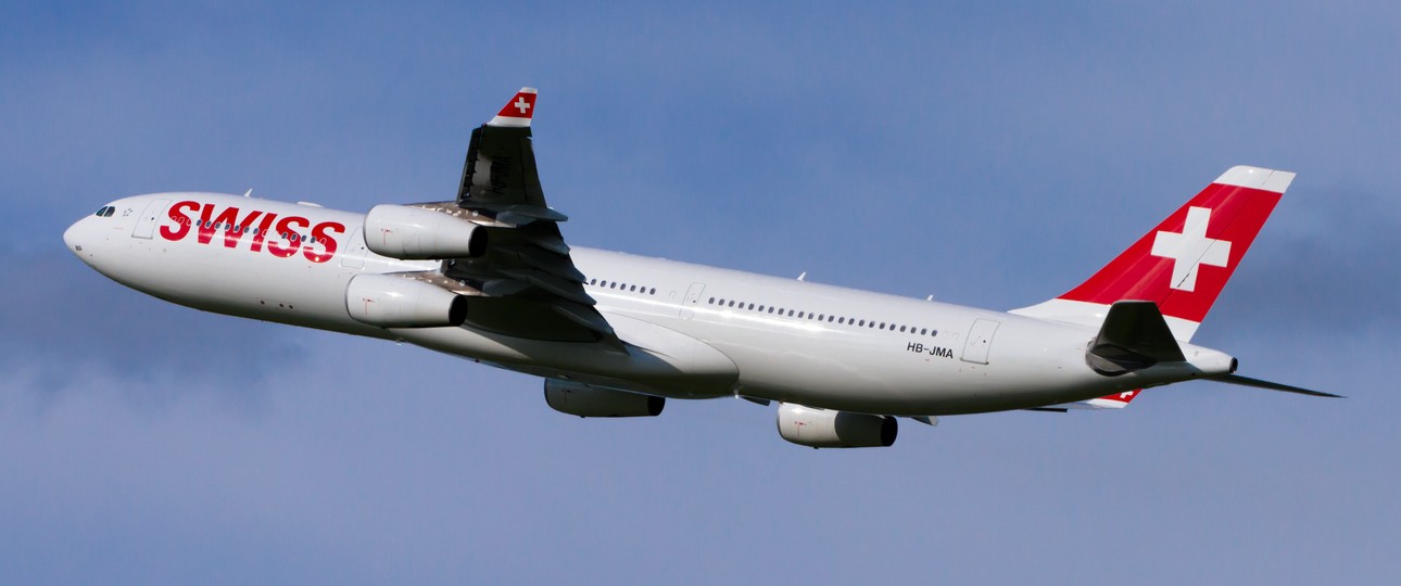 Airbus A340 von Swiss: Muss ab Johannesburg zwischenlanden.