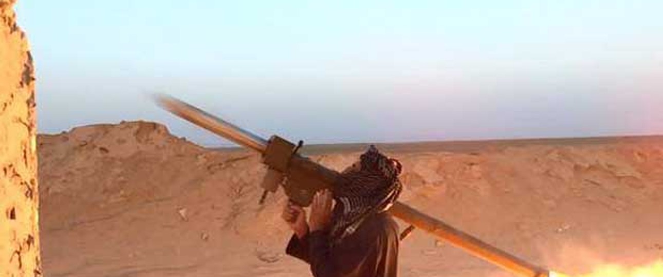 Isis-Rebell mit chinesischem FN-6 Manpads: Gefahr für Flieger.