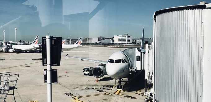 Am Pariser Flughafen Charles de Gaulle fanden 256.000 Flüge statt.