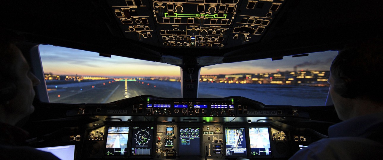 Cockpit des A380: Es werden nur noch wenige neue gebaut.
