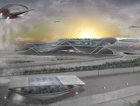 Der LDN Delta Airport wird auf vorfabrizierten Inseln im Themesedelta gebaut. Gestartet wird nur senkrecht. Erster Rang von Oliver Andrew.