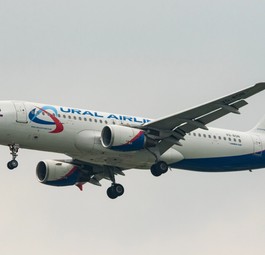 A320 von Ural Airlines: Auch bei der Airline kam es kürzlich zu Problemen mit einem Triebwerk.