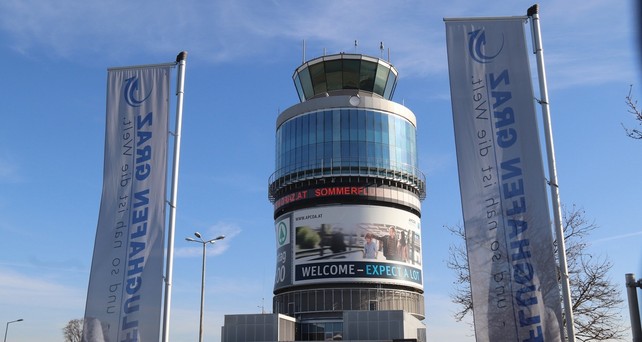 Flughafen Graz: Austrian Airlines macht den Abflug.