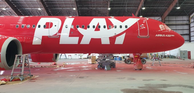 Der erste Flieger von Play: Der Airbus A321 Neo ...