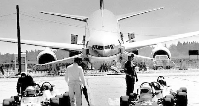Die Boeing 767 von Air Canada nach der Landung: Sie bekam den Übernamen Gimli Glider.