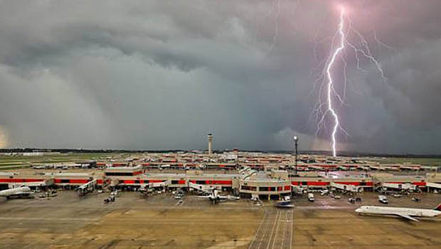 3. Hartsfield-Jackson Atlanta International Airport, Atlanta: 121,3 Meter.